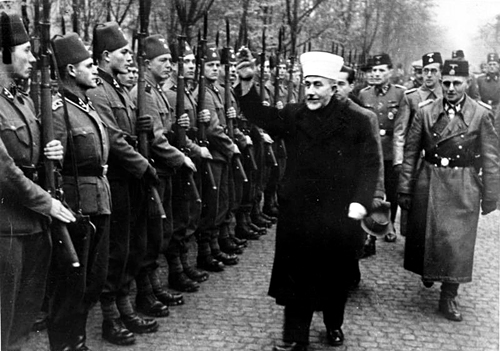 Al Husseini Inspecting the SS Muslim Hanzar Division