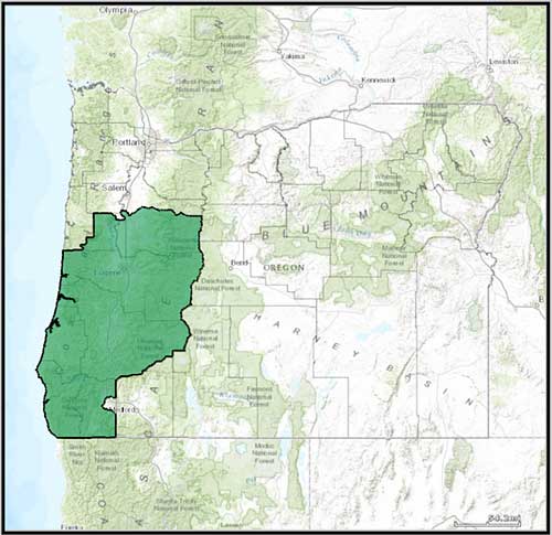 Oregon fourth congressional district.