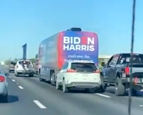 Biden Trump Texas Highway Altercation